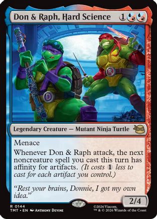 Don & Raph, Hard Science (TMT-144) (Foil)