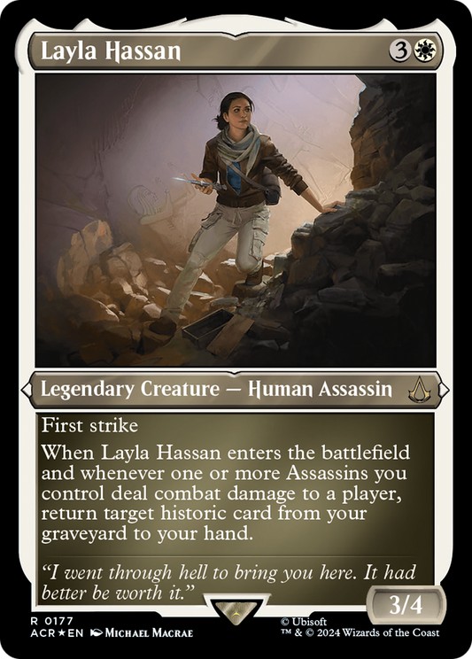 Layla Hassan (ACR-177) (Etched Foil)