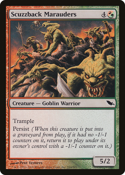 Scuzzback Marauders (SHM-216) (Foil)