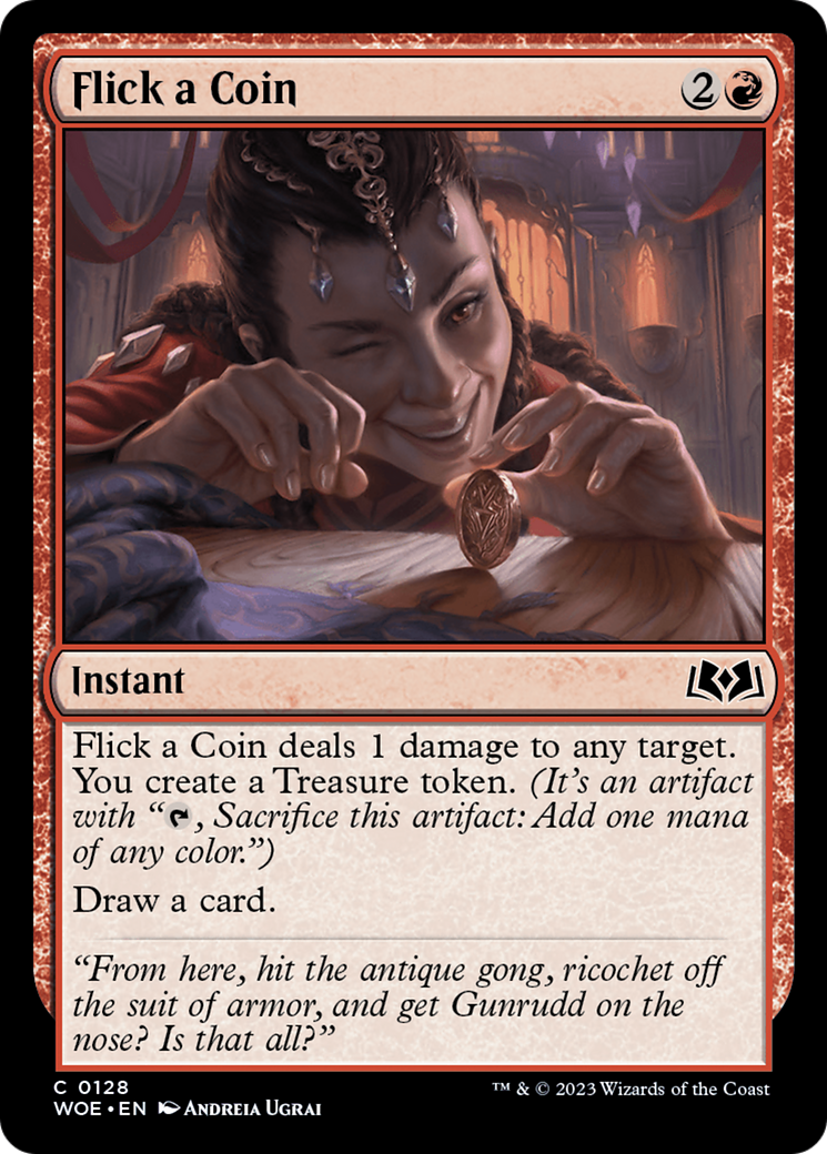 Flick a Coin (WOE-128) (Foil)
