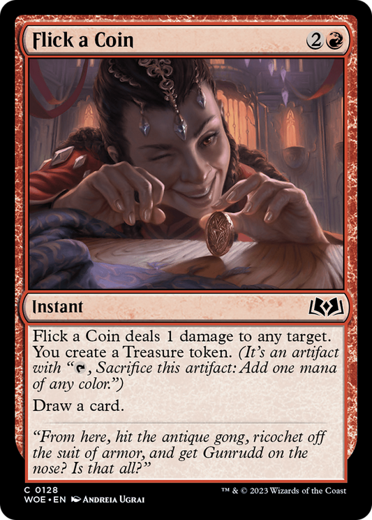 Flick a Coin (WOE-128) (Foil)