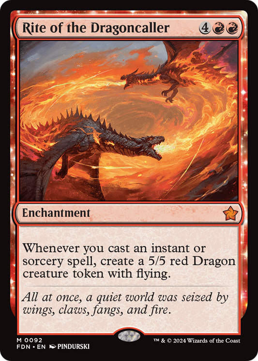 Rite of the Dragoncaller (FDN-092) (Foil)