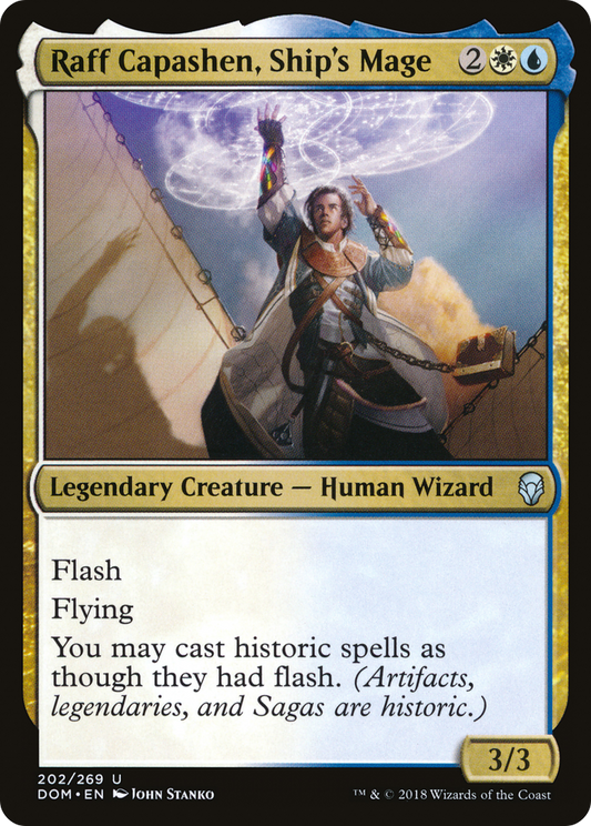 Raff Capashen, Ship's Mage (DOM-202)