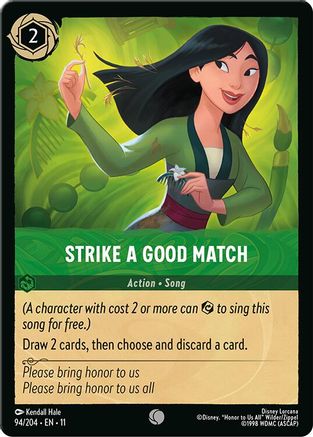 Strike a Good Match (11-094)