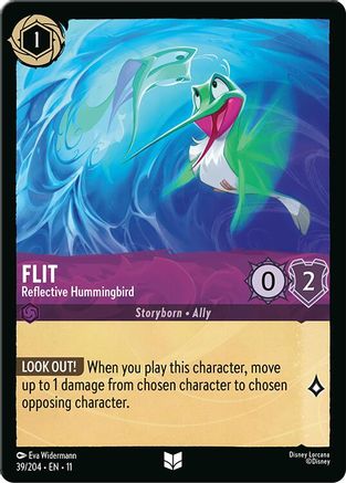Flit - Reflective Hummingbird (11-039) (Cold Foil)