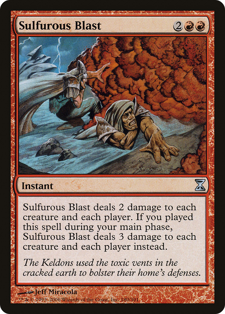 Sulfurous Blast (TSP-180) (Foil)