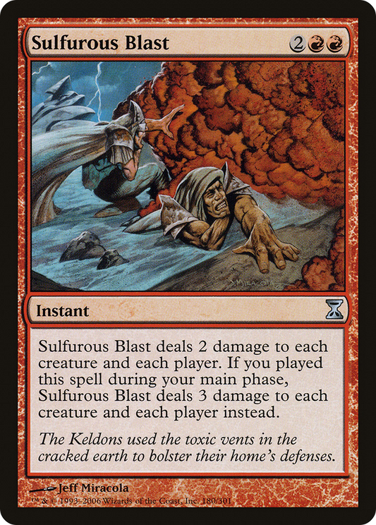 Sulfurous Blast (TSP-180) (Foil)