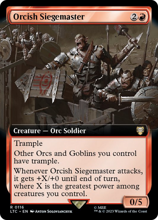 Orcish Siegemaster (LTC-116) (Extended Art)