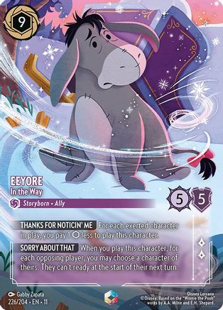 Eeyore - In the Way (Enchanted) (11-226) (Holofoil)