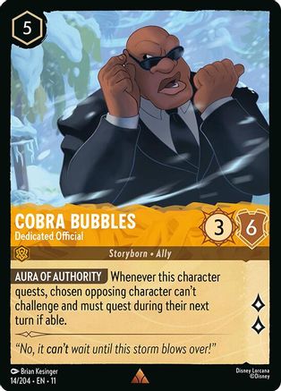 Cobra Bubbles - Dedicated Official (11-014)