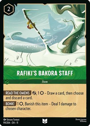 Rafiki's Bakora Staff (11-099) (Cold Foil)