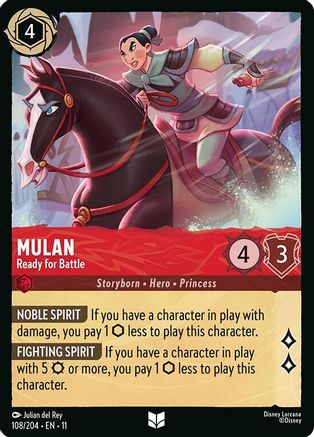 Mulan - Ready for Battle (11-108)