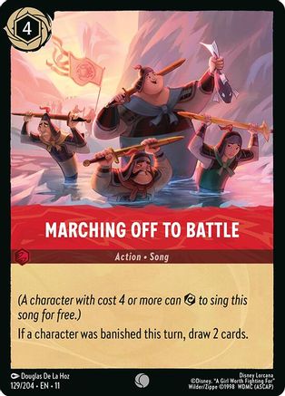 Marching Off to Battle (11-129) (Cold Foil)