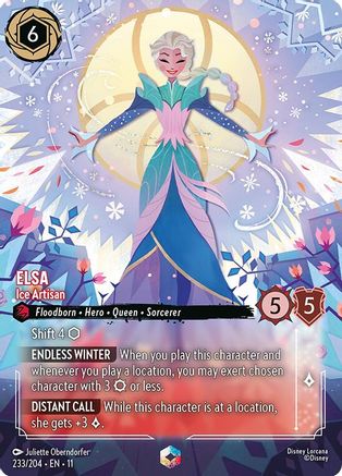Elsa - Ice Artisan (Enchanted) (11-233) (Holofoil)