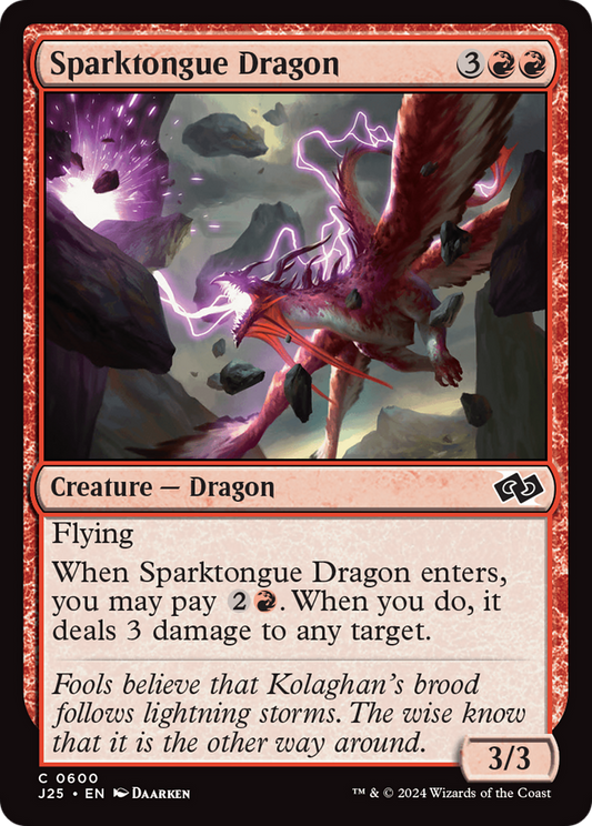 Sparktongue Dragon (J25-600)
