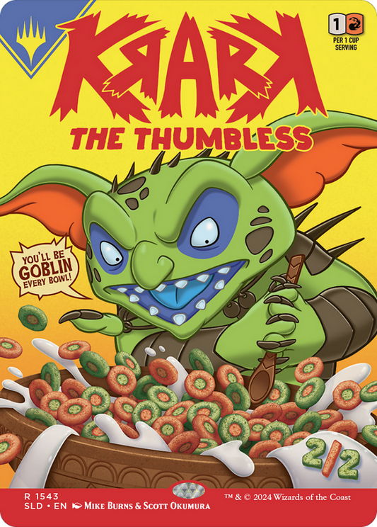 Krark, the Thumbless // Krark, the Thumbless (SLD-1543) (Borderless)