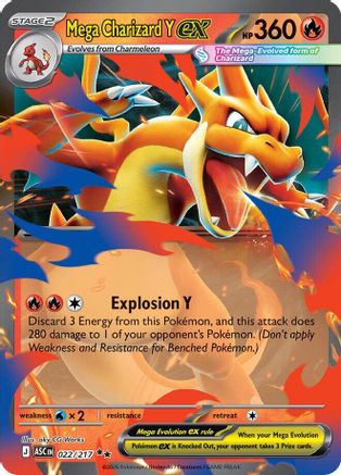 Mega Charizard Y ex (ASC-022) (Holofoil)
