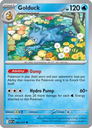 Golduck (ASC-040) (Reverse Holofoil)