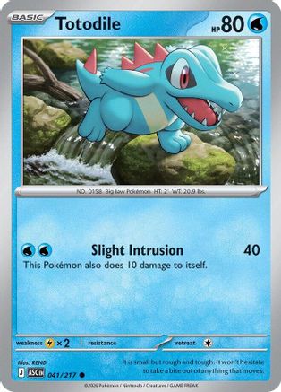 Totodile (ASC-041) (Reverse Holofoil)
