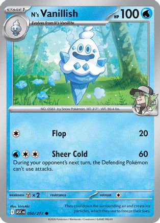N's Vanillish (ASC-050) (Reverse Holofoil)