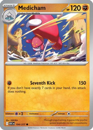 Medicham (ASC-104) (Reverse Holofoil)