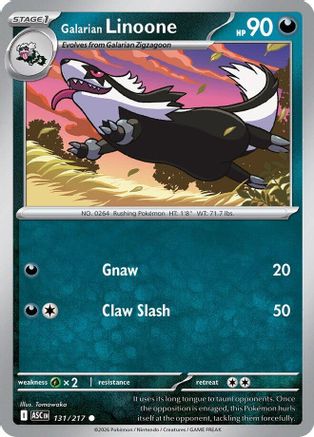 Galarian Linoone (ASC-131) (Reverse Holofoil)