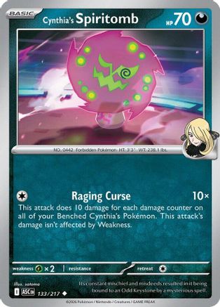 Cynthia's Spiritomb (ASC-133) (Reverse Holofoil)