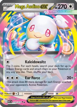 Mega Audino ex (ASC-172) (Holofoil)