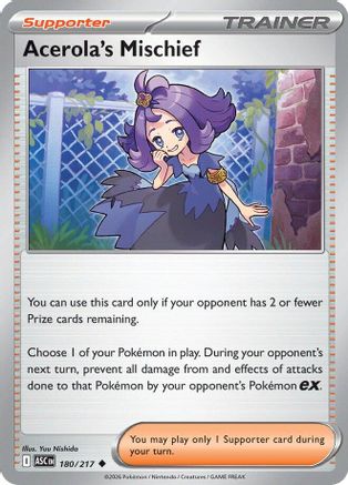 Acerola's Mischief (ASC-180) (Reverse Holofoil)