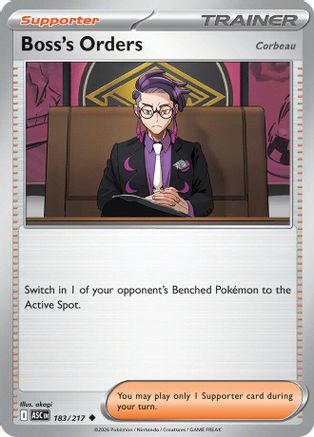 Boss's Orders [Corbeau] (ASC-183)