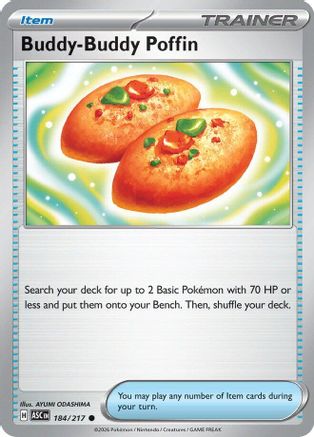 Buddy-Buddy Poffin (ASC-184) (Reverse Holofoil)
