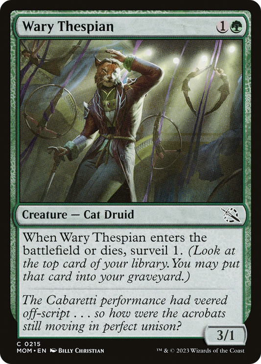 Wary Thespian (MOM-215) (Foil)