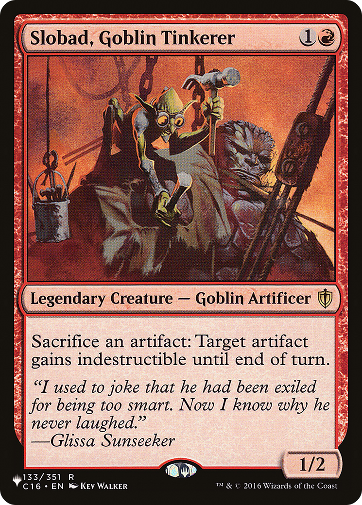 Slobad, Goblin Tinkerer (LIST-C16-133)