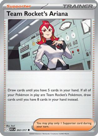 Team Rocket's Ariana (ASC-202) (Reverse Holofoil)