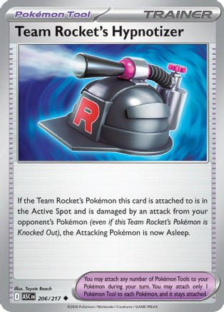 Team Rocket's Hypnotizer (ASC-206) (Reverse Holofoil)