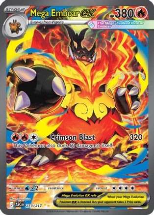 Mega Emboar ex (ASC-273) (Holofoil)