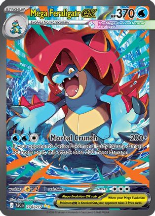 Mega Feraligatr ex (ASC-274) (Holofoil)