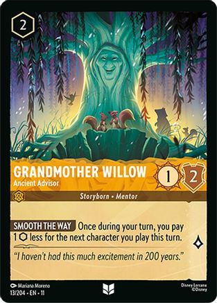 Grandmother Willow - Ancient Advisor (11-013) (Cold Foil)