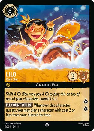 Lilo - Rock Star (11-017) (Cold Foil)