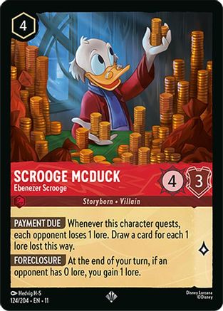 Scrooge McDuck - Ebenezer Scrooge (11-124) (Cold Foil)