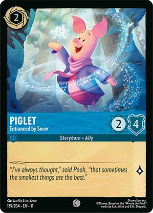Piglet - Entranced by Snow (11-139) (Cold Foil)