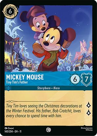 Mickey Mouse - Tiny Tim's Father (11-140) (Cold Foil)