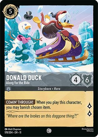 Donald Duck - Along for the Ride (11-178)
