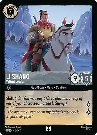 Li Shang - Valiant Leader (11-183)