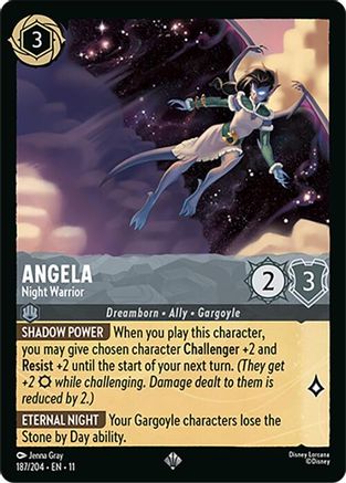 Angela - Night Warrior (11-187) (Cold Foil)