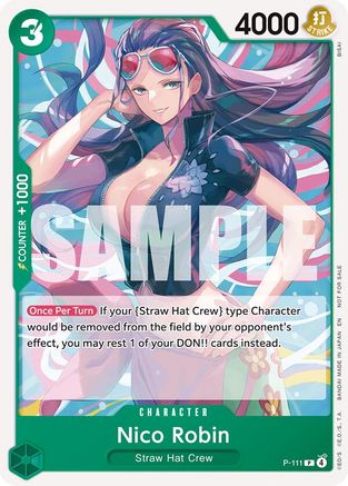Nico Robin (Heroines Battle Pack) (P-111) (Foil)