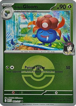 Erika's Gloom (Poke Ball) (ASC-002) (Reverse Holofoil)
