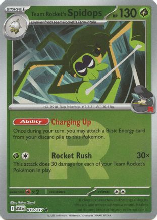 Team Rocket's Spidops (Team Rocket) (ASC-019) (Reverse Holofoil)