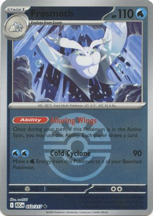 Frosmoth (Friend Ball) (ASC-053) (Reverse Holofoil)
