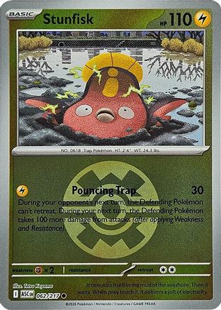 Stunfisk (Quick Ball) (ASC-062) (Reverse Holofoil)